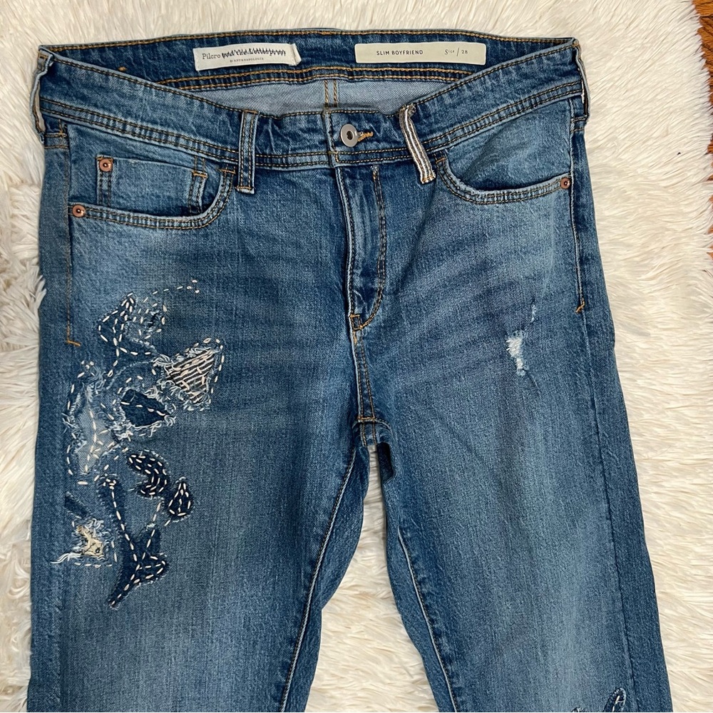 Pilcro by Antropologie slim boyfriend jeans size 28 - Picture 12 of 13